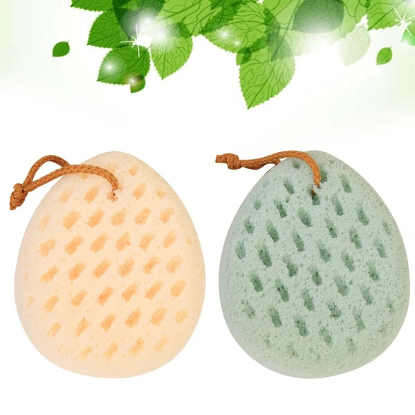 2 Pcs Shower Wipe Exfoliation Body Loofah Scrubber for Brush Bath Sponge