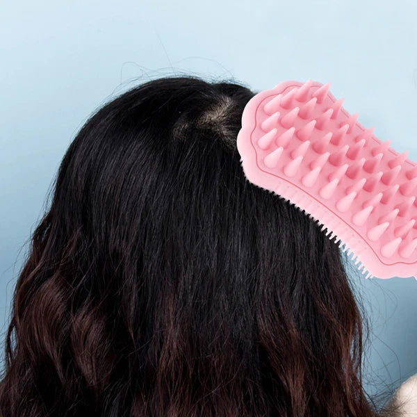 1PC Silicone Body Scrubber Exfoliating Bath Shower Scrubber Brush Scalp