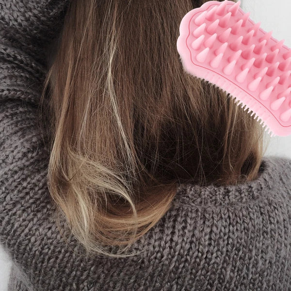 1PC Silicone Body Scrubber Exfoliating Bath Shower Scrubber Brush Scalp