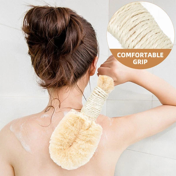 2Pcs Body Brush Scrub Scrunchie Back Scrubber for Spa Body Washing