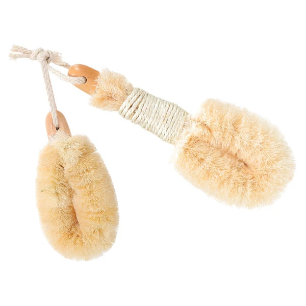 2Pcs Body Brush Scrub Scrunchie Back Scrubber for Spa Body Washing