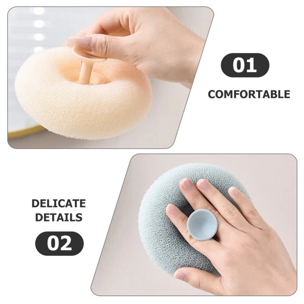4 Pcs Bath Ball Travel Body Exfoliator Sponge Cleaning Loofah Brush Balls