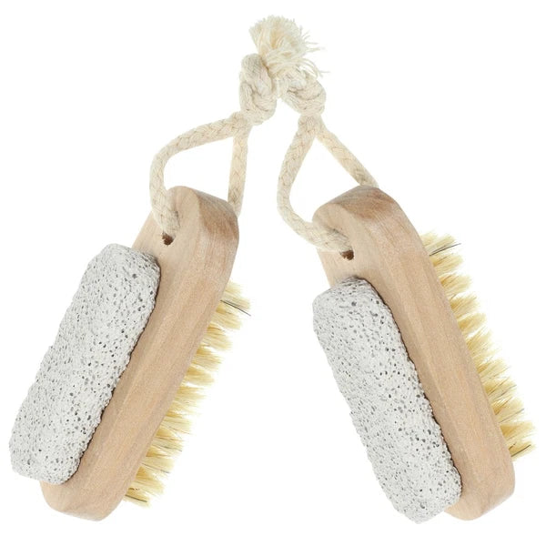 2 Pcs Double-sided Brush of Stepping Feet Scrubber Shower Bath