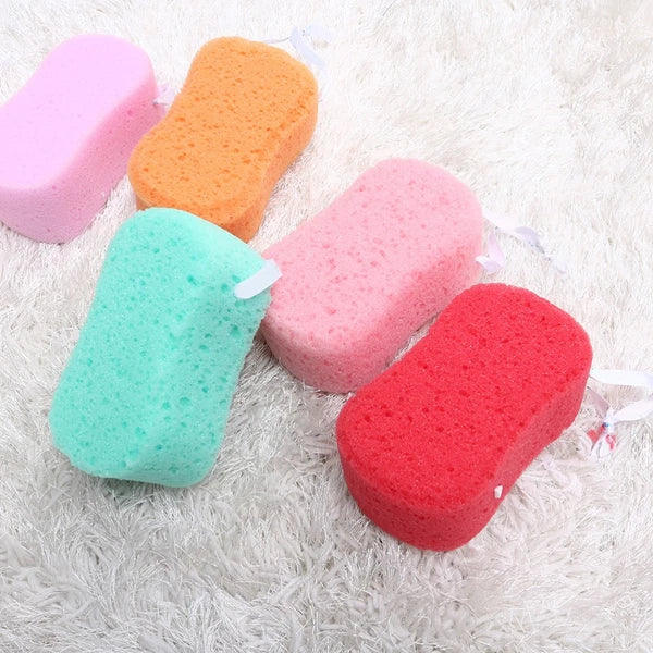 4Pcs Bath Sponges Bath Scrubbers Bathing Accessories (Random Color) bath sponge