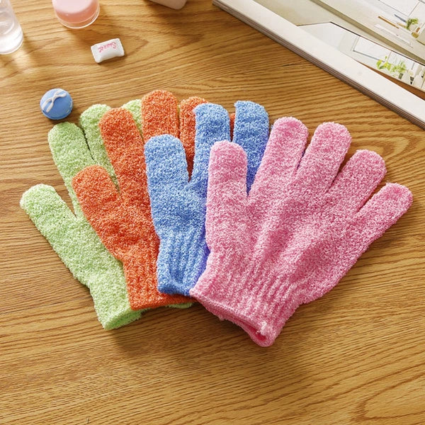 5 Pairs Bath Gloves Scrub Mitt Shower Mitten Exfoliating Scrubber