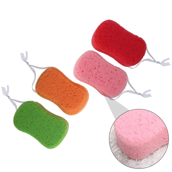 4Pcs Bath Sponges Bath Scrubbers Bathing Accessories (Random Color) bath sponge