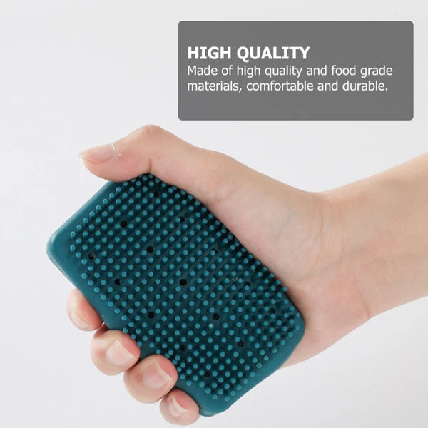 3 Pcs Silicone Bath Brush Man Bathing Brushes Exfoliator Cleaning Tools