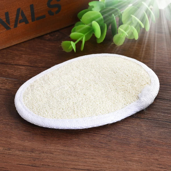 1-5X Body Scrubber Brush Exfoliating Natural Loofah Pad Luffa Shower Sponge Bath