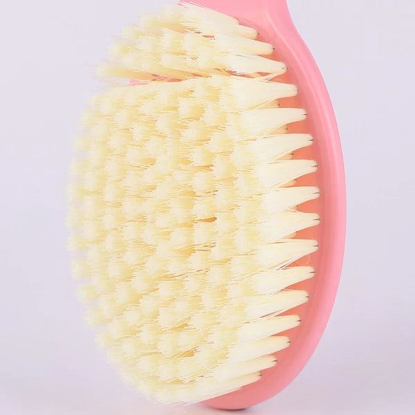 3pcs Long Handle Bath Brush Bathing Brush Shower Body Cleaning Scrubbers Back