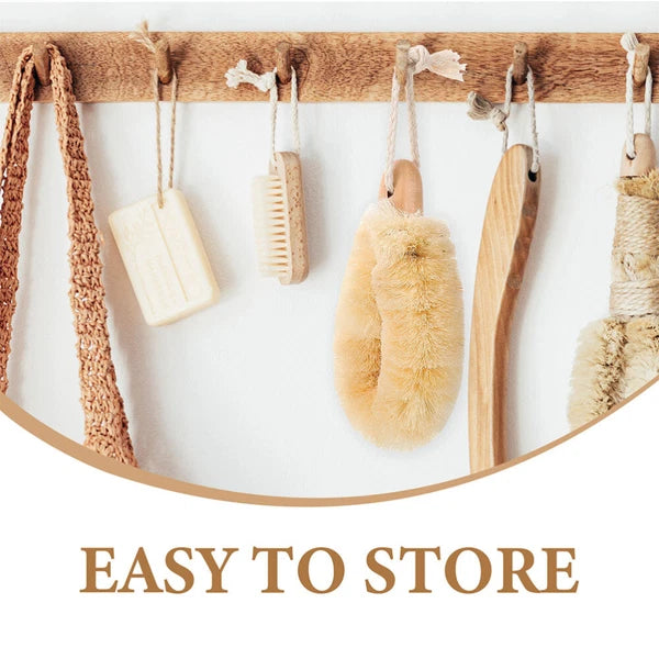 2Pcs Body Brush Scrub Scrunchie Back Scrubber for Spa Body Washing