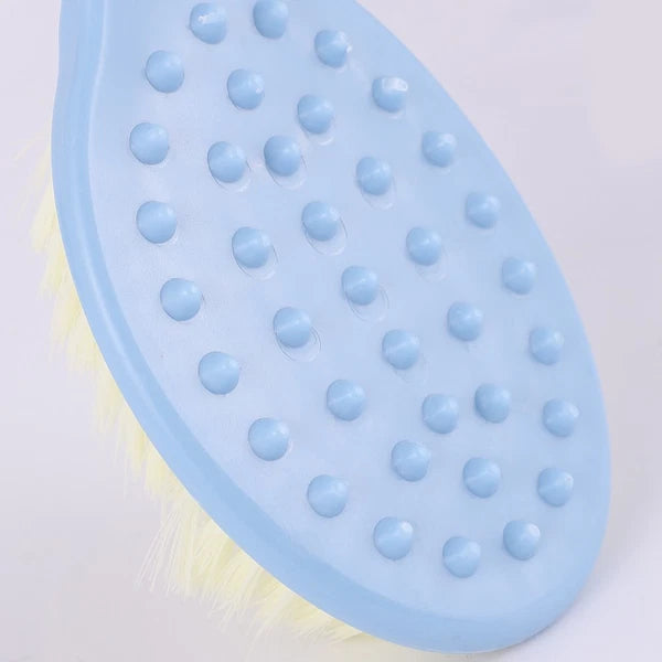 3pcs Long Handle Bath Brush Bathing Brush Shower Body Cleaning Scrubbers Back