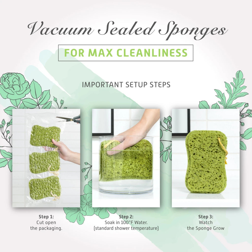 Spongentle Deep Cleansing Dual Texture Body Loofah Sponge