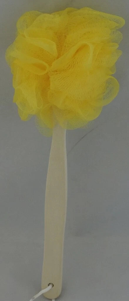 Loofah Bath Brush Shower Sponge Long Wood Handle Back Scrubber Body Exfoliating