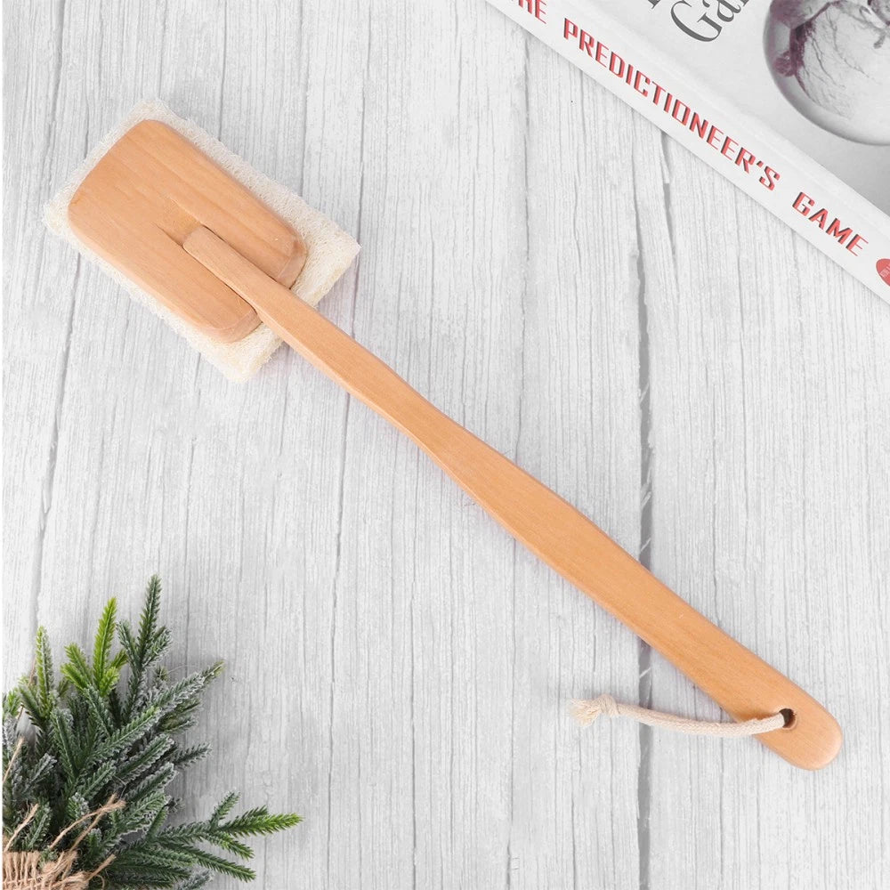 Bath Sponge Brush Loofah Man Shower Scrubber for Body Natural Back Exfoliating