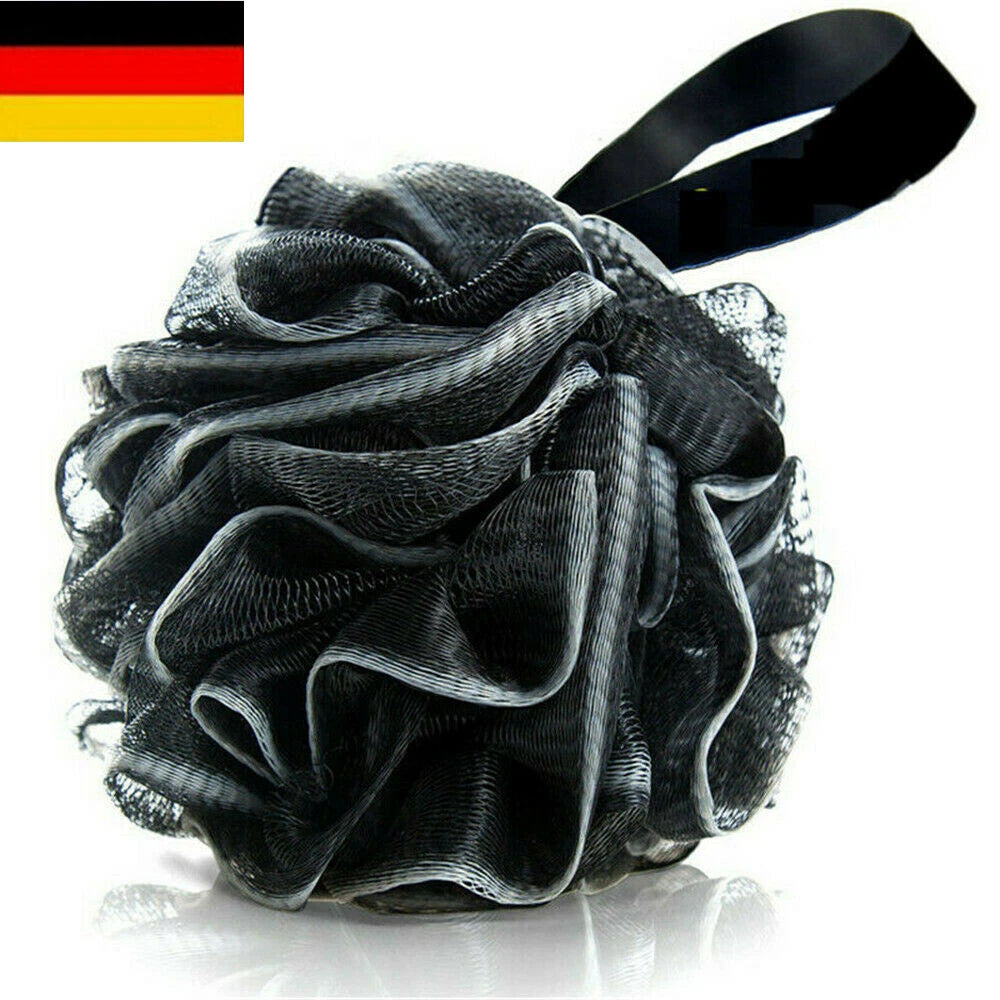Large Bath Shower Scrub Exfoliating Body Brush Scrubber Sponge Ball Mesh Puff.'-