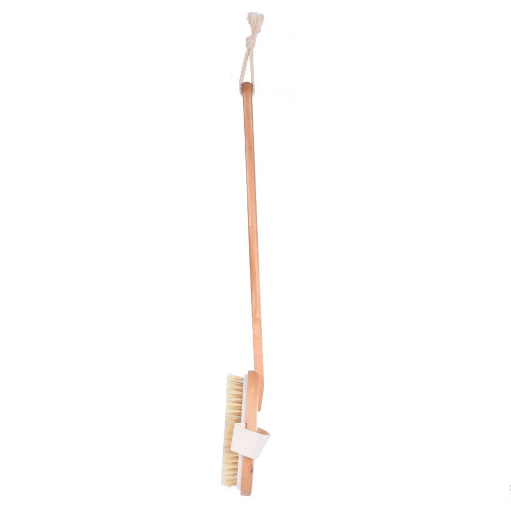 Long Handle Soft Hair Detachable Bath Brush Adult Back Clean Back Rub 41x6.5cm