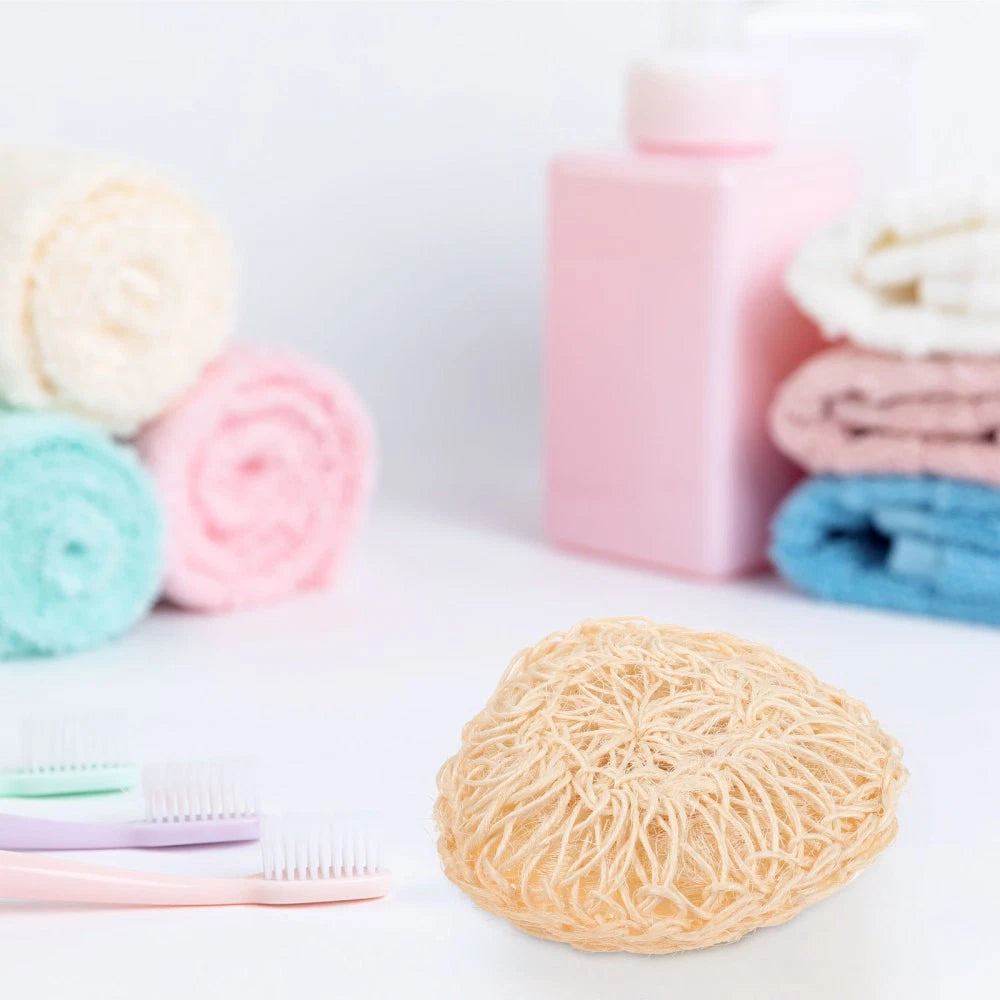 2 Pcs Sisal Bath Brush Man Exfoliating Body Wash Shower Balls Scrubber for