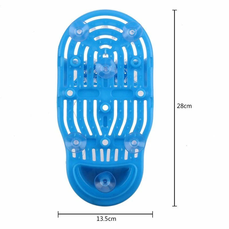 Plastic Bath Shoe Shower Brush Massager Slippers for Feet Pumice Stone Scrubber