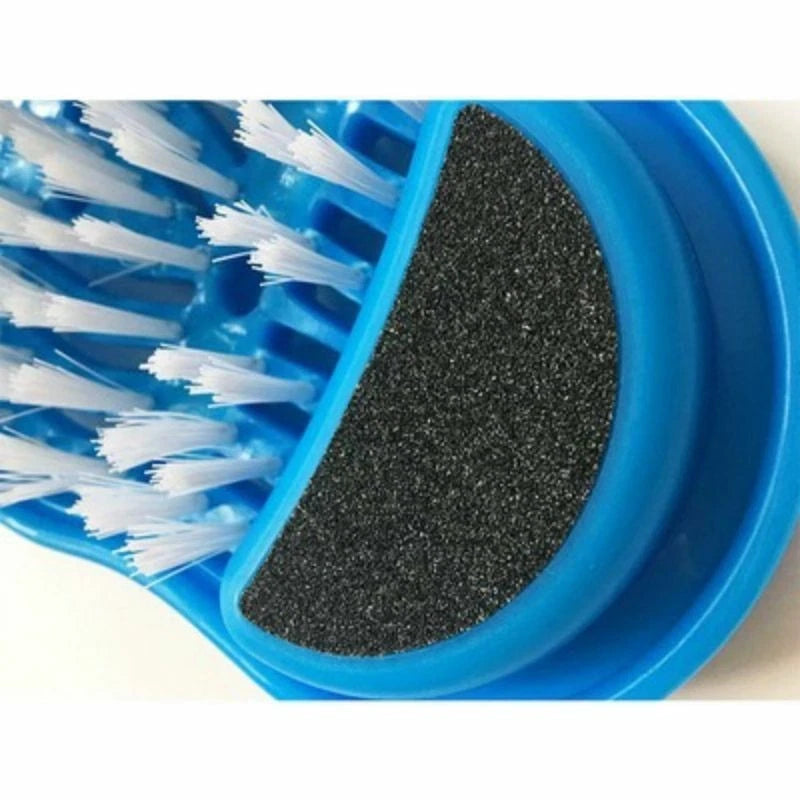 Plastic Bath Shoe Shower Brush Massager Slippers for Feet Pumice Stone Scrubber