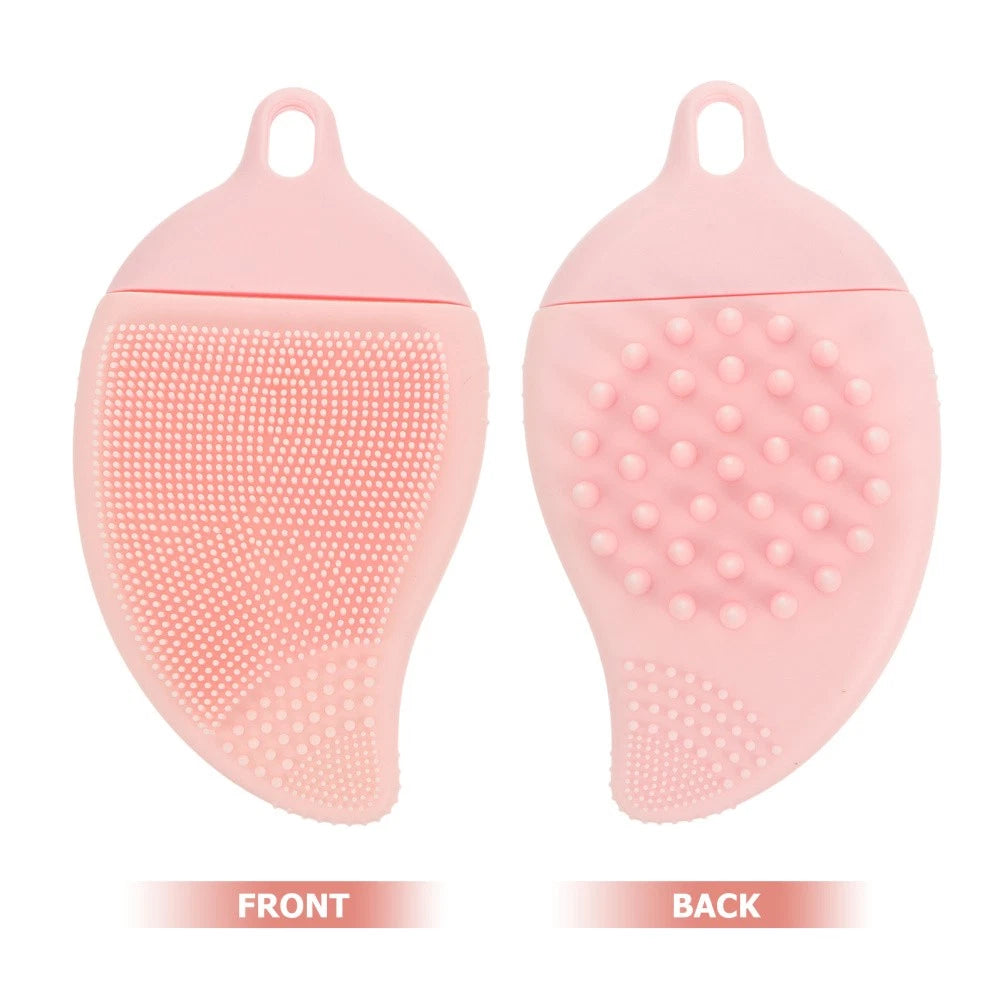 Facial Cleansing Massage Brush Man Child Bath Bristles Suitable Silicone Loofah