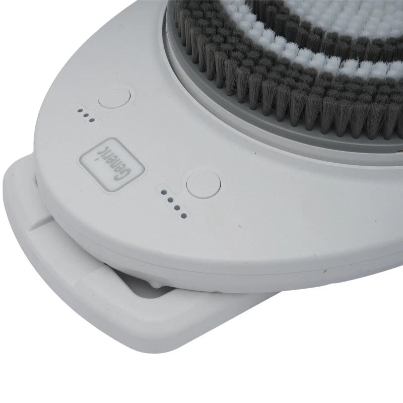 Electric Back Bath Brush Wall-mounted Intelligent Bathing Machine W/ Spare Brush