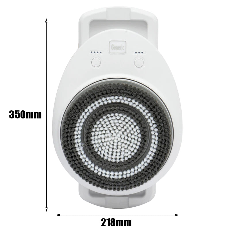 Wall-mounted Back Bath Brush Electric Intelligent Bathing Machine W/ Spare Brush
