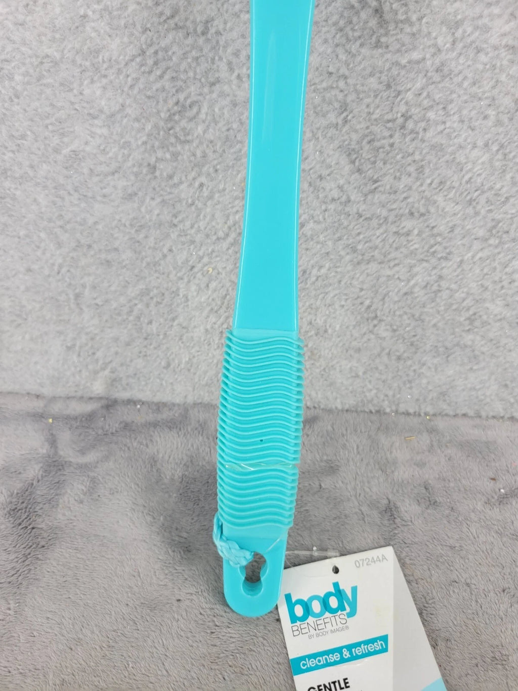Body Benefits By Body Image Gentle Bristle Bath Brush Exfoliating Curved Handle