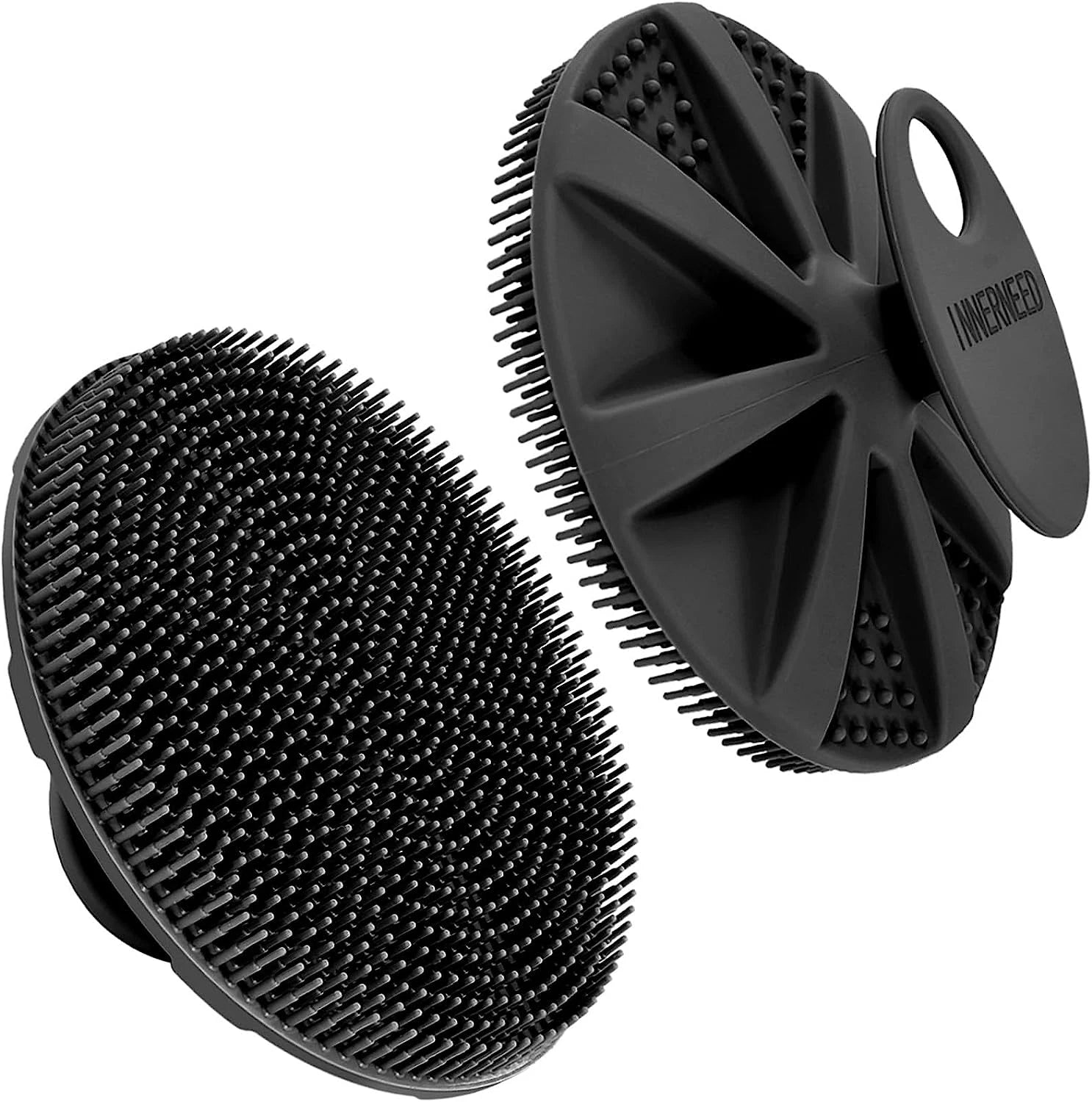 Grade Soft Silicone Body Scrubber Shower Brush Handheld Cleansing Skin Brush