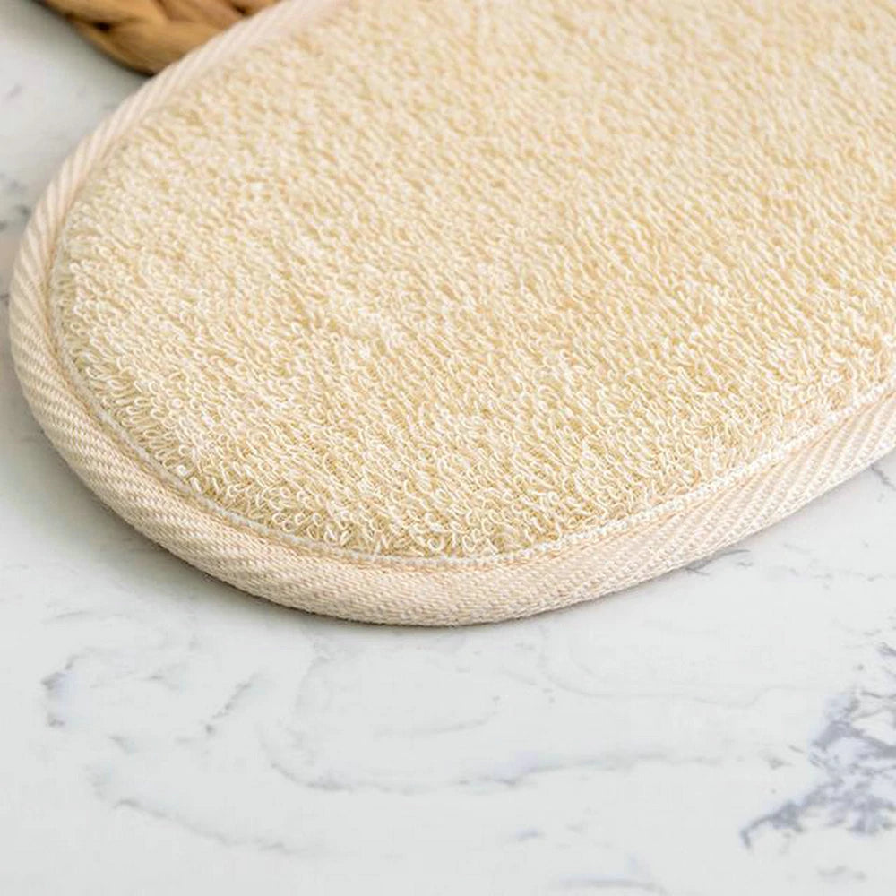 1-5X Body Scrubber Brush Exfoliating Natural Loofah Pad Luffa Shower Sponge Bath