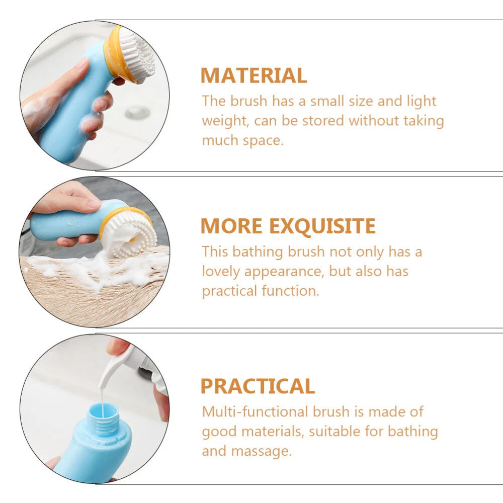 Pet Bath Brush Dog Massage Grooming Brushes for Dogs Wash Bathing Tool