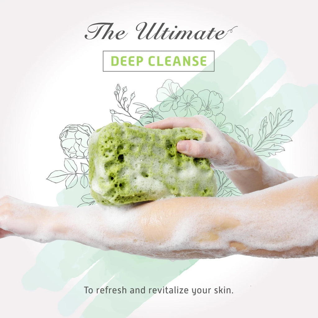 Spongentle Deep Cleansing Dual Texture Body Loofah Sponge