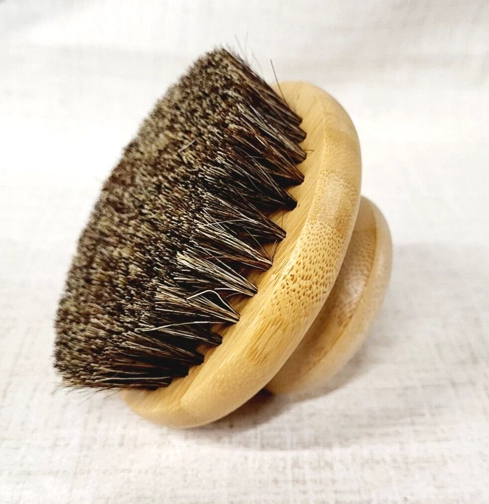 WET DRY BRUSH Wooden Handle Natural Bristle Body Exfoliating Brush BRAND NEW!!!