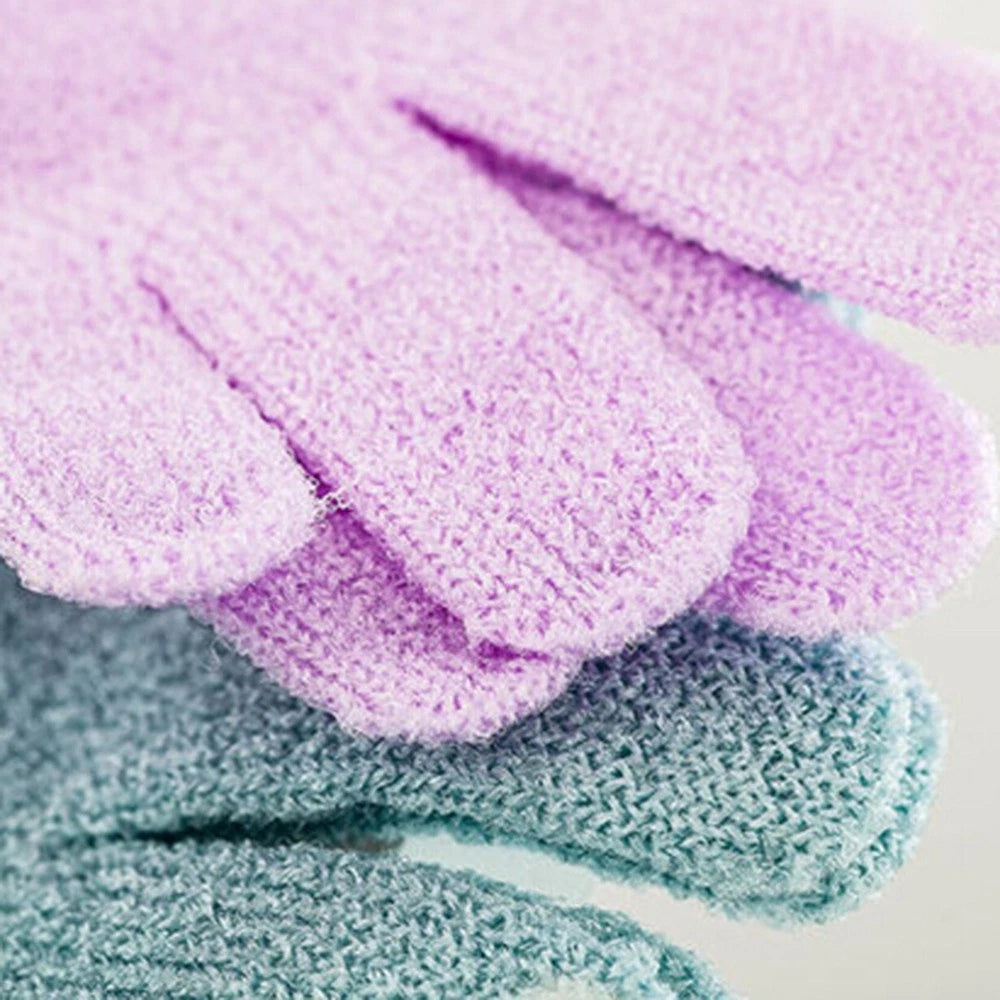 5 Pairs Bath Gloves Shower Sauna Scrubber Exfoliation Cleaning Exfoliating