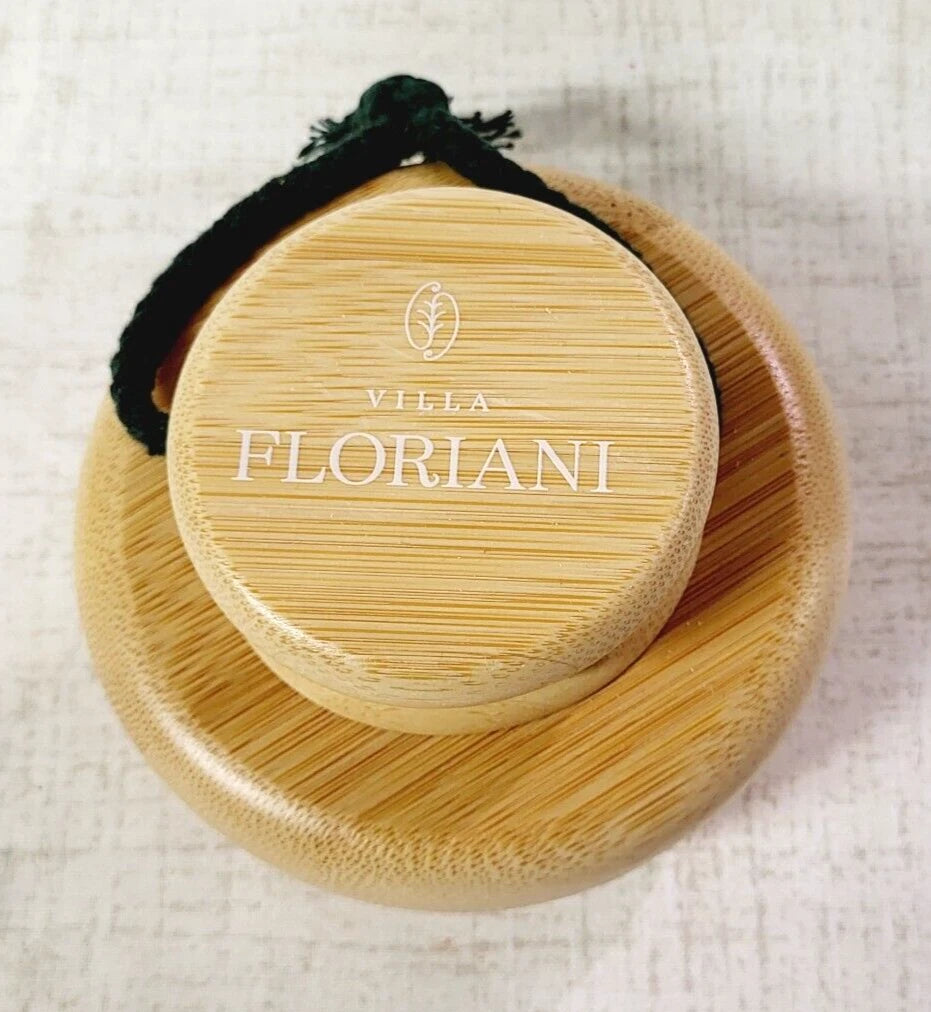VILLA FLORIANI Wet Dry Wooden Handle Natural Bristle Body Exfoliating Brush NEW