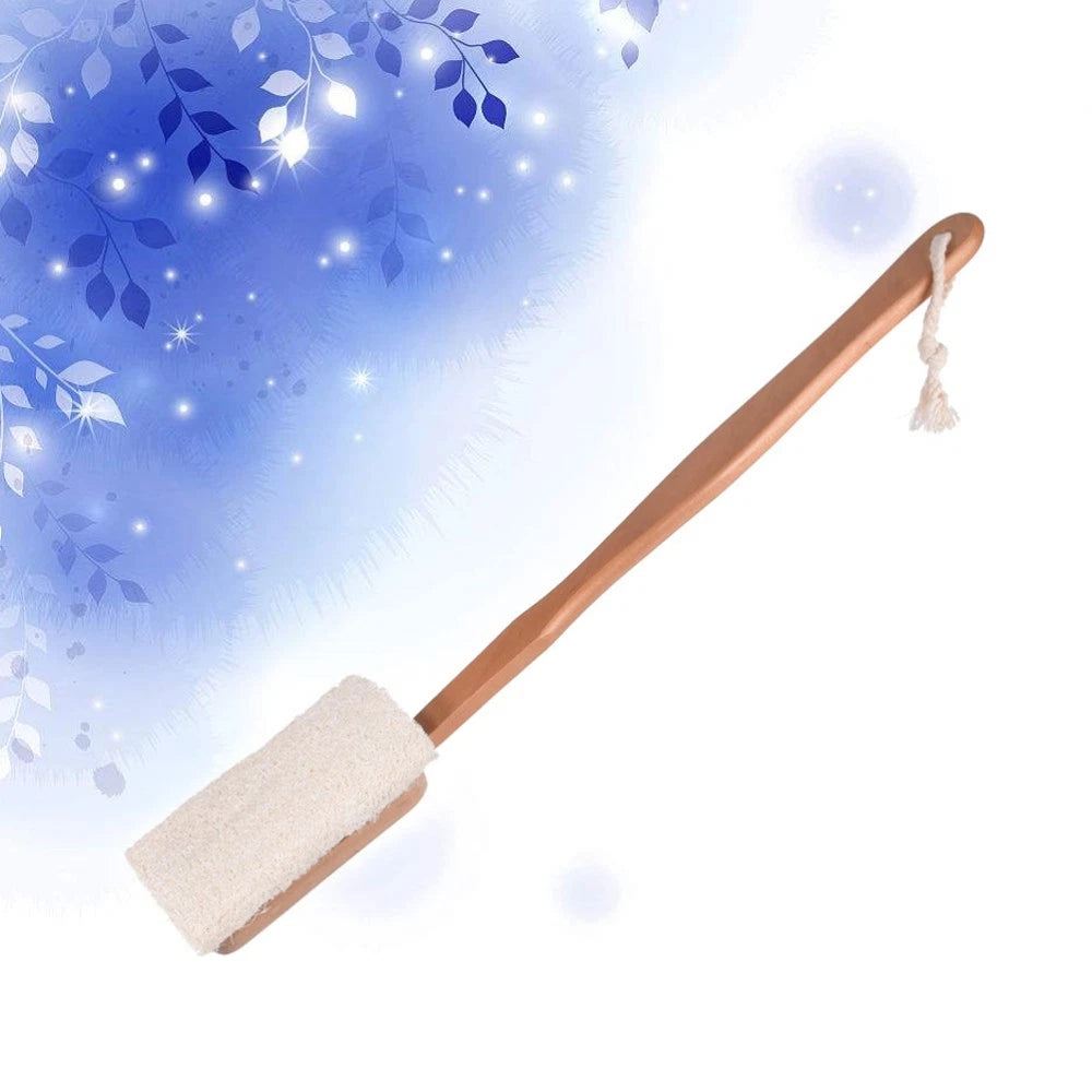 Loofah Bath Brush Massage Shampoo Hand Held Body Scrubber Shower Back