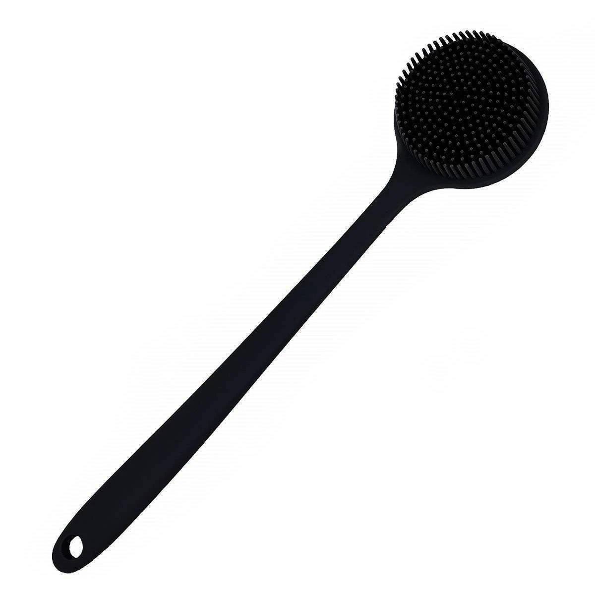 Silicone Body Scrubber Long Handle Back Scrubber for Shower Silicone Body Brush