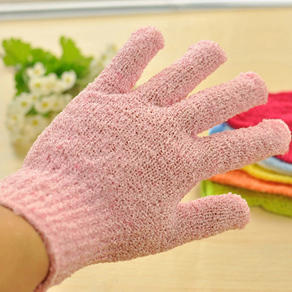 5 Pairs Bath Gloves Shower Sauna Scrubber Exfoliation Cleaning Exfoliating