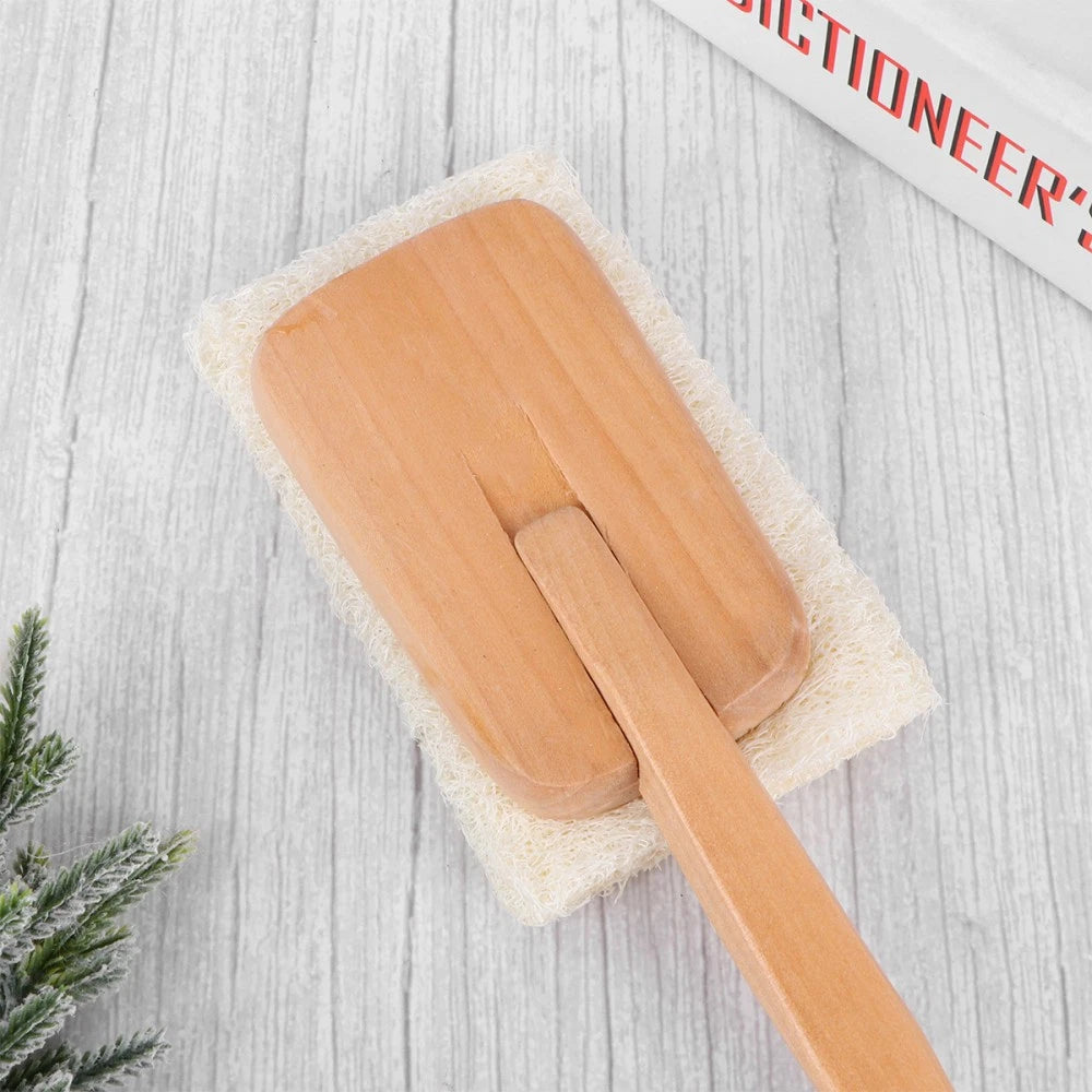 Bath Sponge Brush Loofah Man Shower Scrubber for Body Natural Back Exfoliating
