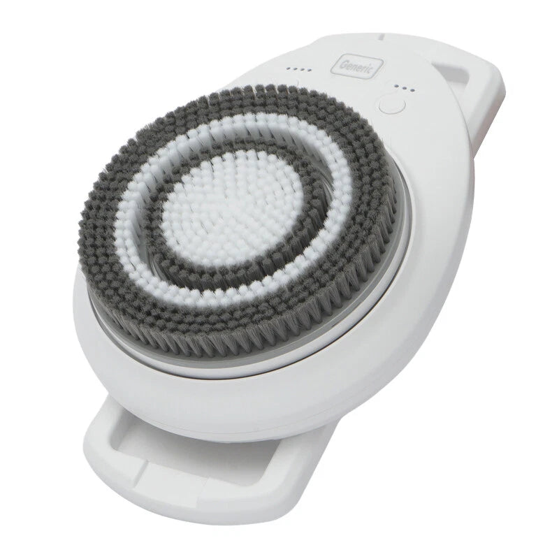Electric Back Bath Brush Wall-mounted Intelligent Bathing Machine W/ Spare Brush