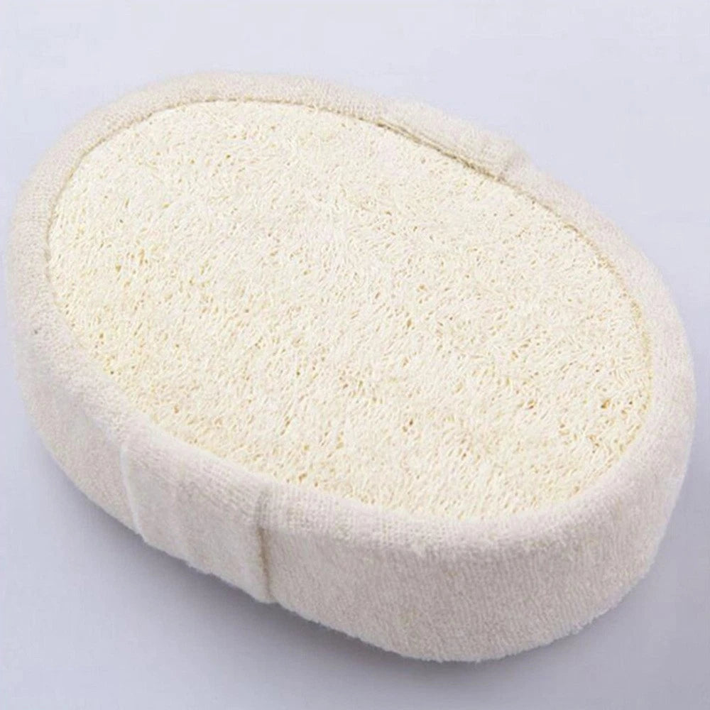 3 Pcs Loofah Bath Towel Brush Shower Sponge Exfoliating Back Scrubber