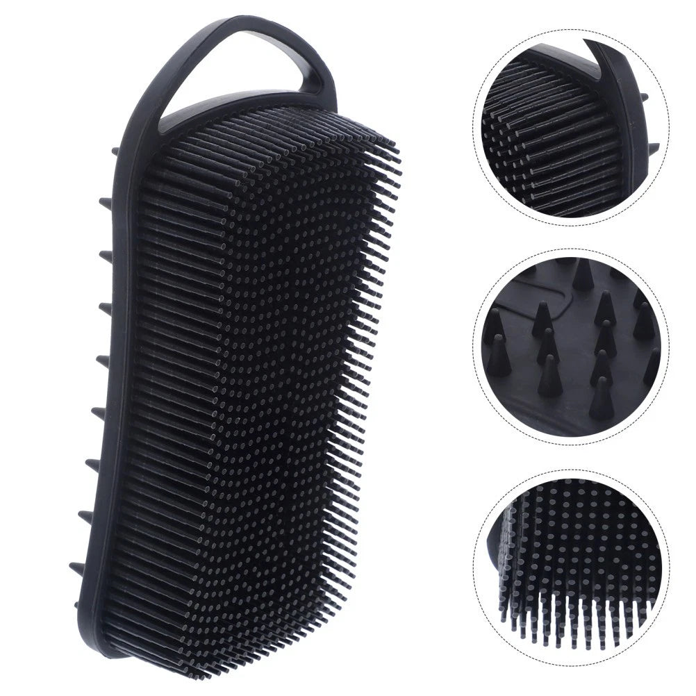 Bath Brush Travel Baby Silicone Scrubber Exfoliating Shower Brushes