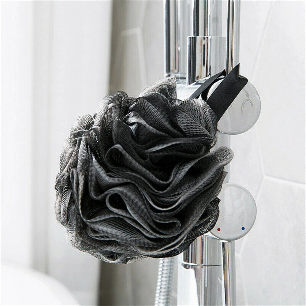 Large Bath Shower Scrub Exfoliating Body Brush Scrubber Sponge Ball Mesh Puff.'-