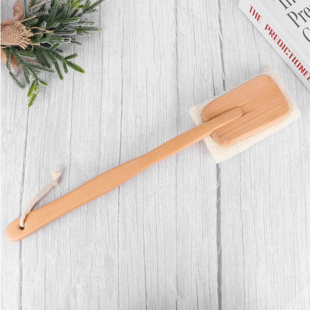 Bath Sponge Brush Loofah Man Shower Scrubber for Body Natural Back Exfoliating