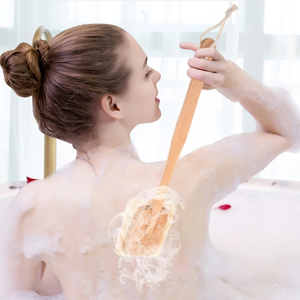 Back Massage Brush Body Lotion for Cream Long Handle Bath Shower