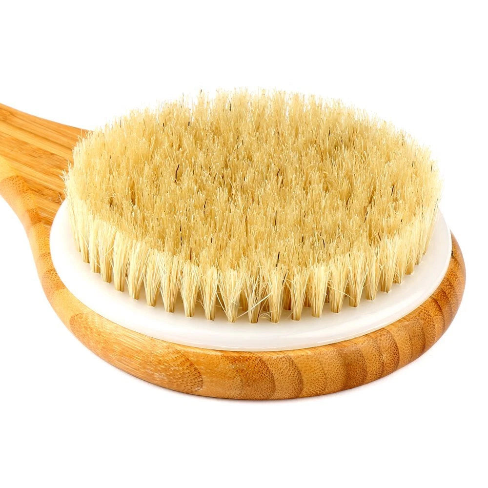 H&S Body and Back Scrubber Brush - Long Handle Bath and Shower Body Brusher -