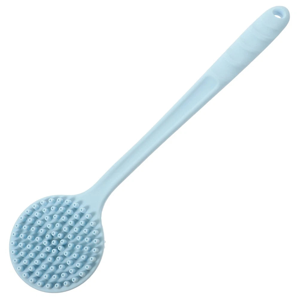 Silicone Bath Brush Back Scrubber for Shower Reusable Man Washer