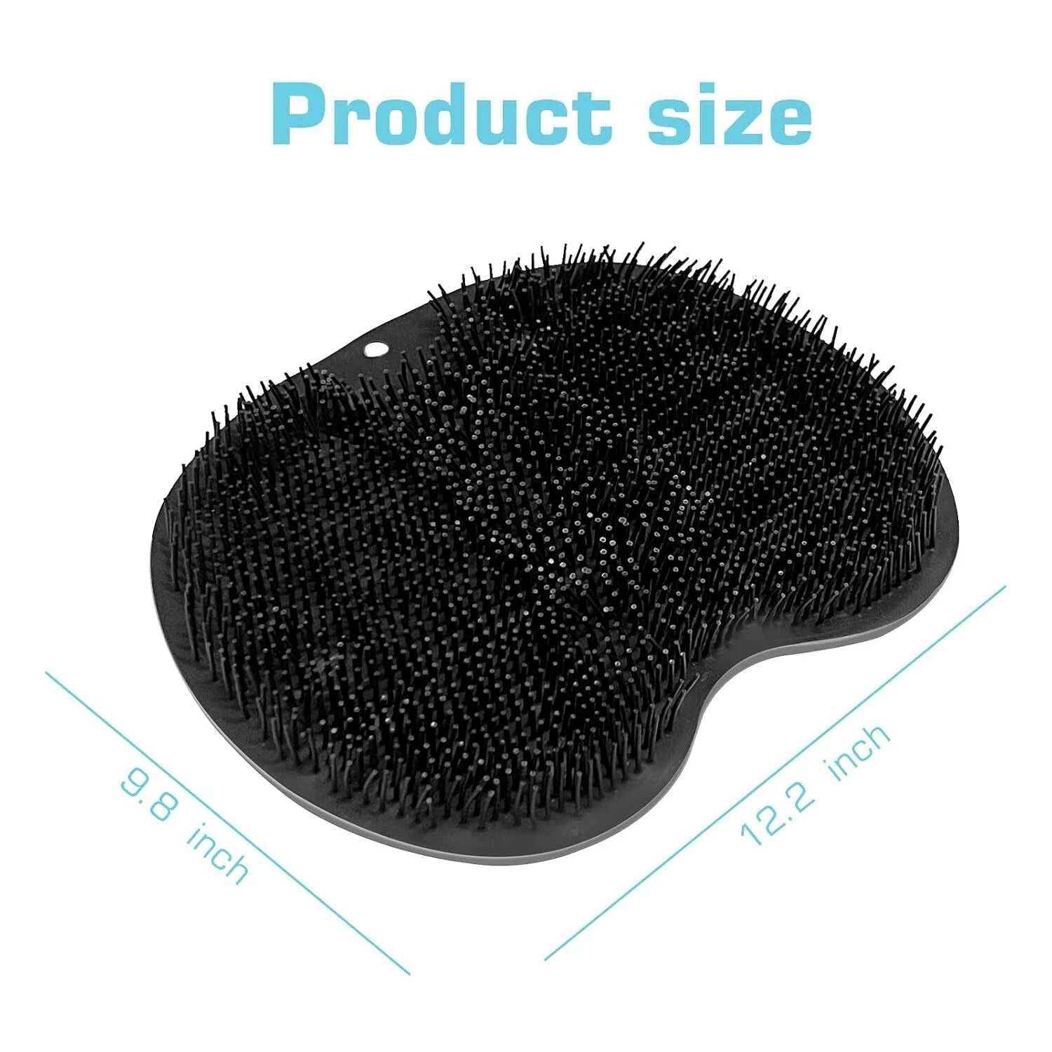 Shower Foot Scrubber Mat Back Washer Back Exfoliating Bath Wash Pad Wall Mounted