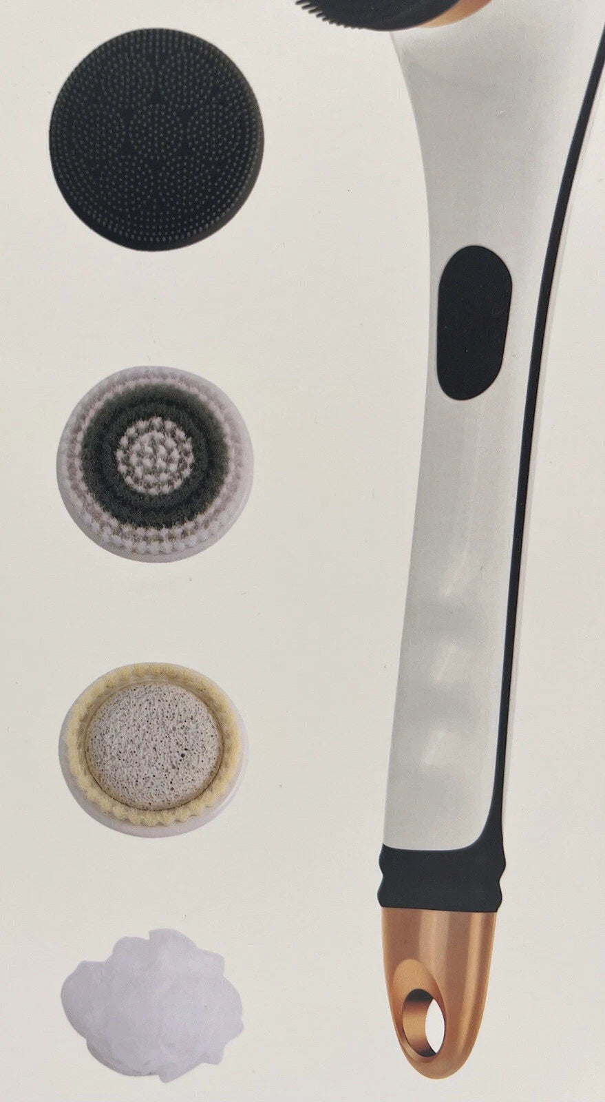 Electric Waterproof Body Brush Set by Serenity Home ~ Rechargeable ~ New In Box
