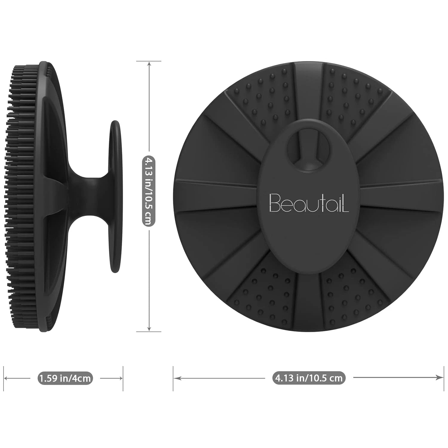 Silicone Body Scrubber Shower Bath Brush, More Hygienic than Traditional Loofah,