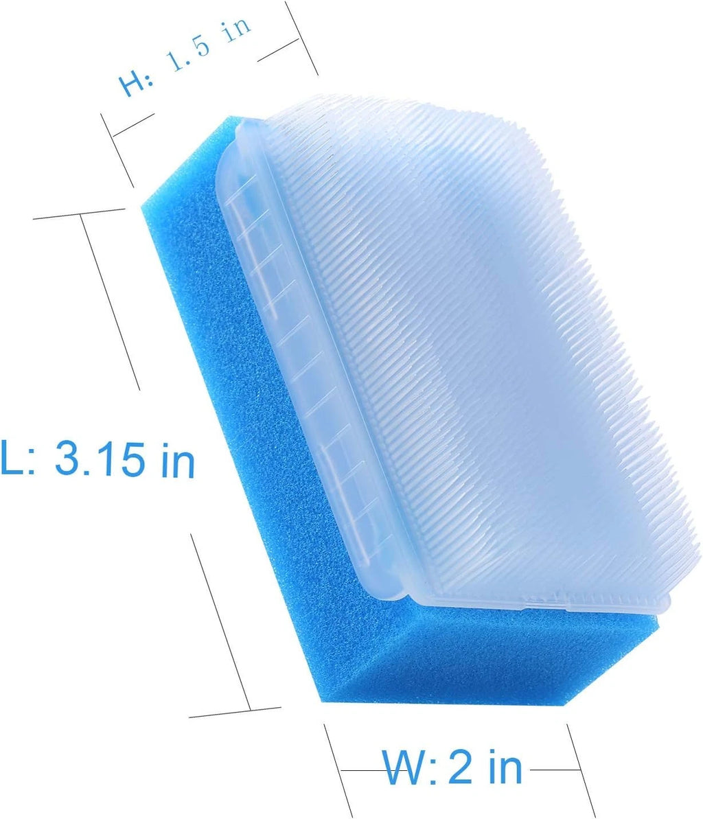 （6 PCS Baby Bath Time Sponge Brush- Body, Hair, and Scalp Cleaning - Gentle on I